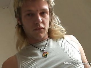 AnyGayPorn A Blonde Fairy Enjoys Playing With His Body In Front Of A Cam
